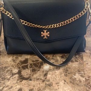 Tory Burch Kira Material Mixed Black shoulder bag